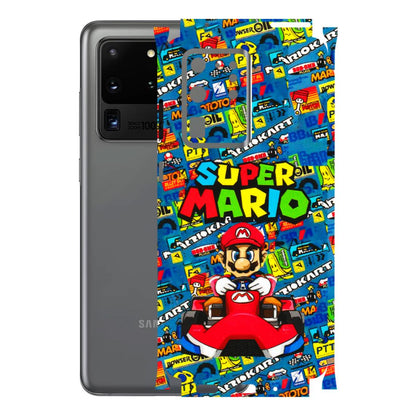 Samsung A/S Series Phone Skins (All Models) - Super Mario Kart - 3D Embossed Finish (L-140) Samsung Galaxy S20 Ultra