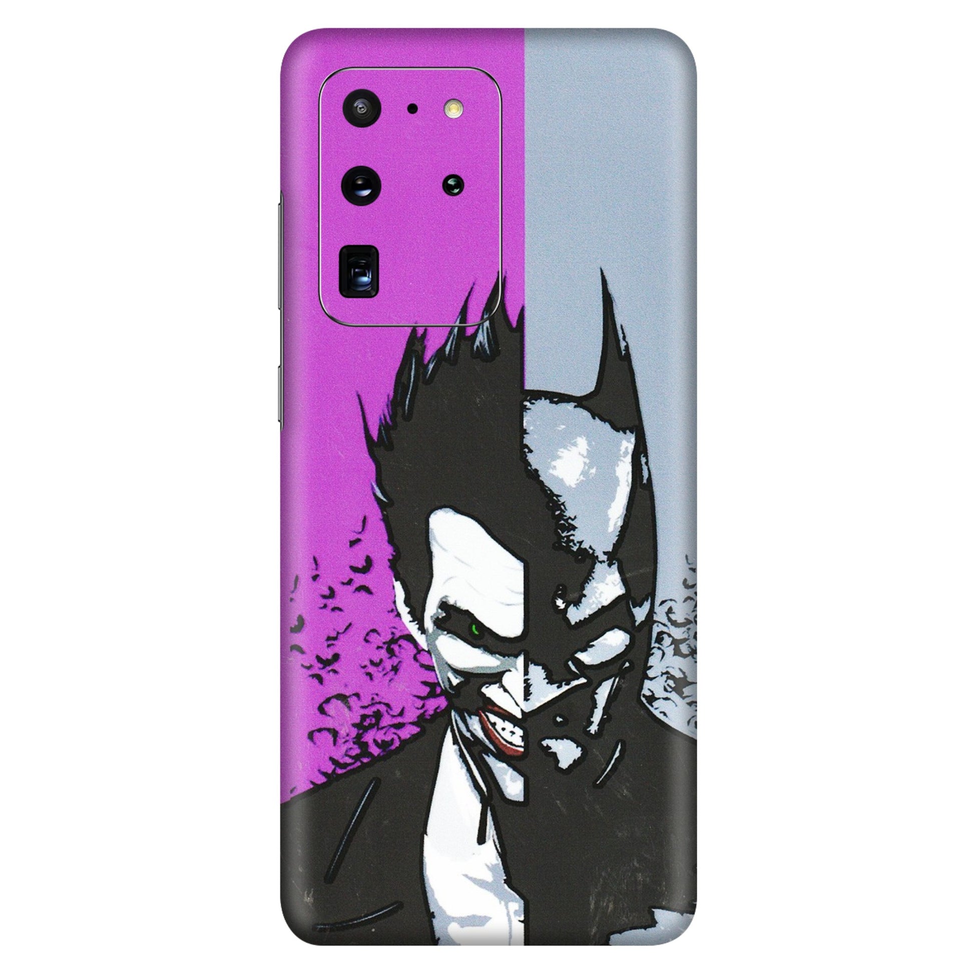 Samsung A/S Series Phone Skins (All Models) - Batman & Joker - 3D Embossed Finish (L-143) Samsung Galaxy S20 Ultra