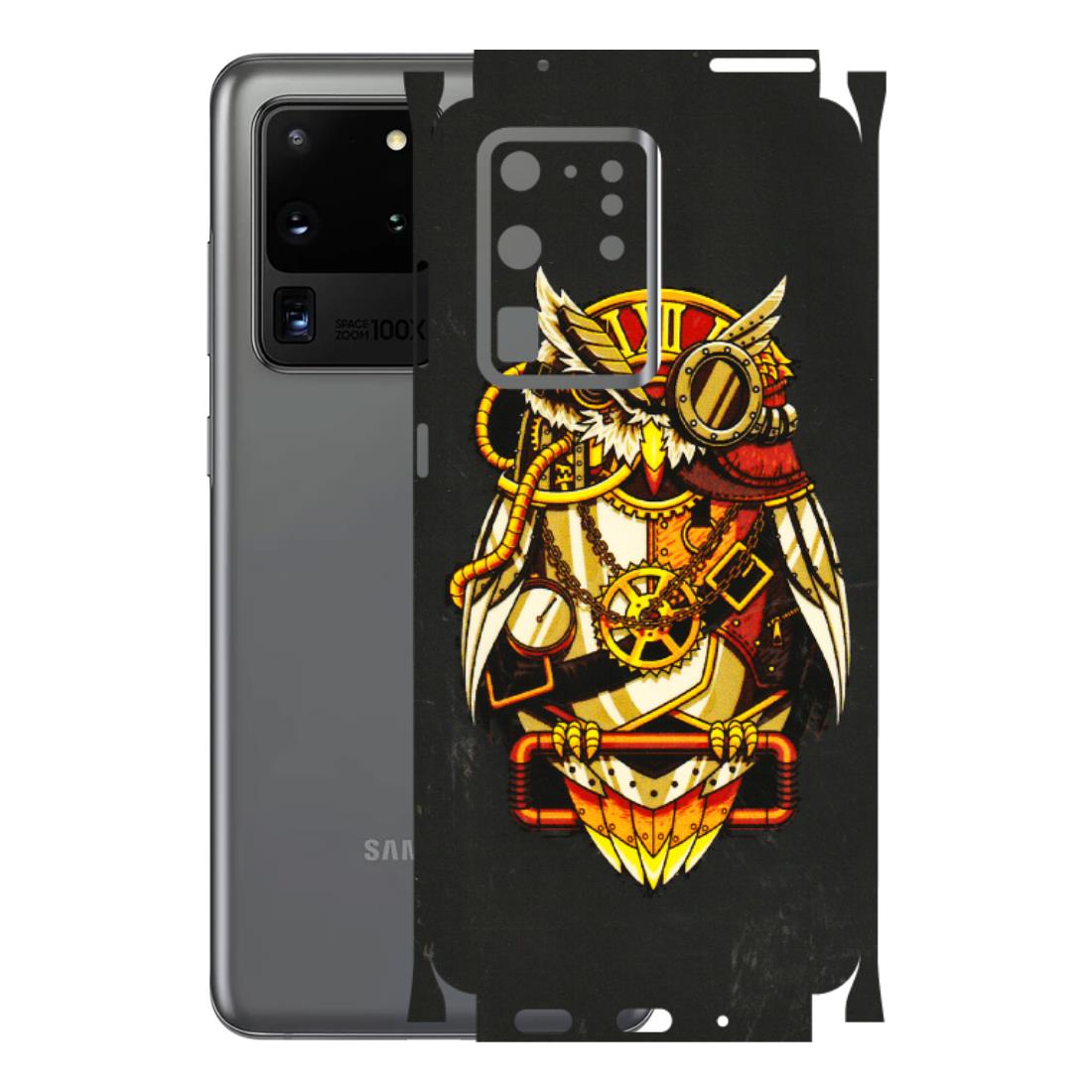 Samsung A/S Series Phone Skins (All Models) - Classy Smart Owl - 3D Embossed Finish (L-144) Samsung Galaxy S20 Ultra