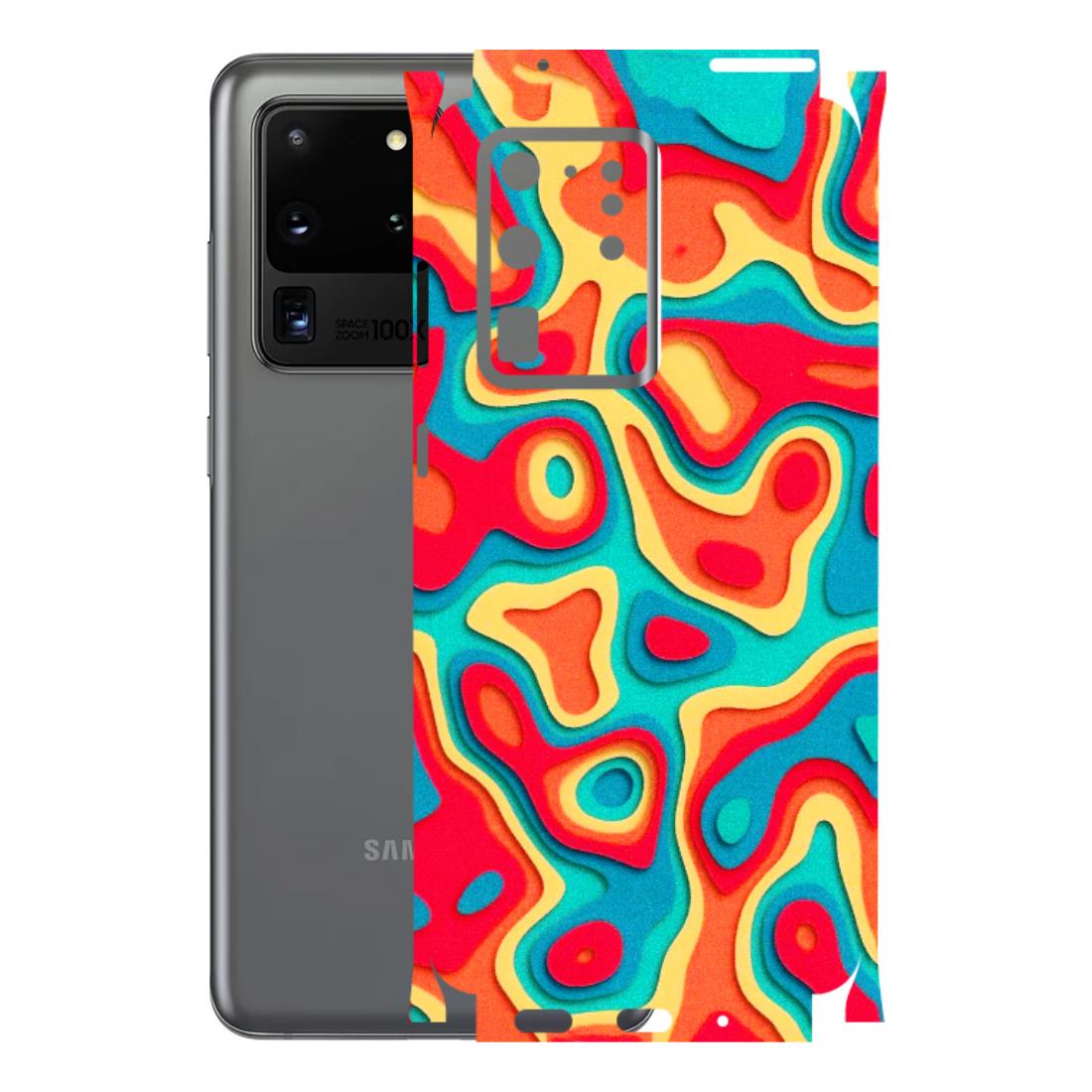 Samsung A/S Series Phone Skins (All Models) - Abstract Swirl - 3D Embossed Finish (L-150) Samsung Galaxy S20 Ultra