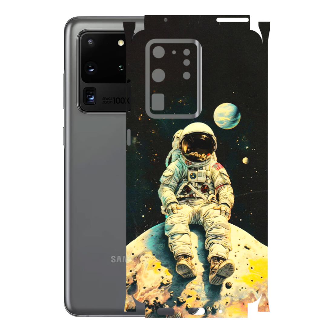 Samsung A/S Series Phone Skins (All Models) - Astronaut in Space - 3D Embossed Finish (L-16) Samsung Galaxy S20 Ultra