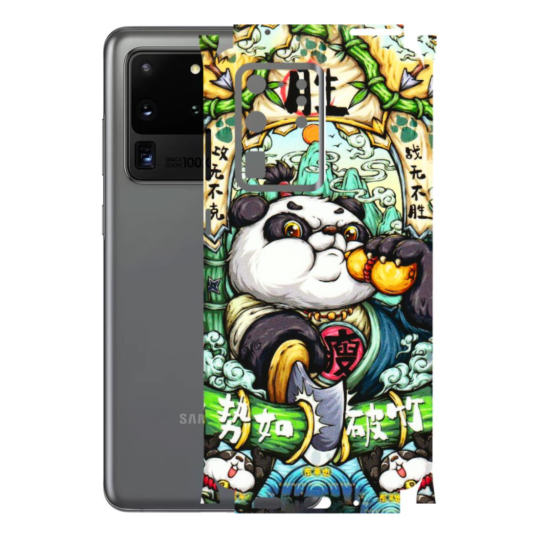 Samsung A/S Series Phone Skins (All Models) - Royal Rich Panda - 3D Embossed Finish (L-170) Samsung Galaxy S20 Ultra