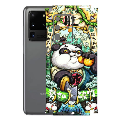 Samsung A/S Series Phone Skins (All Models) - Royal Rich Panda - 3D Embossed Finish (L-170) Samsung Galaxy S20 Ultra