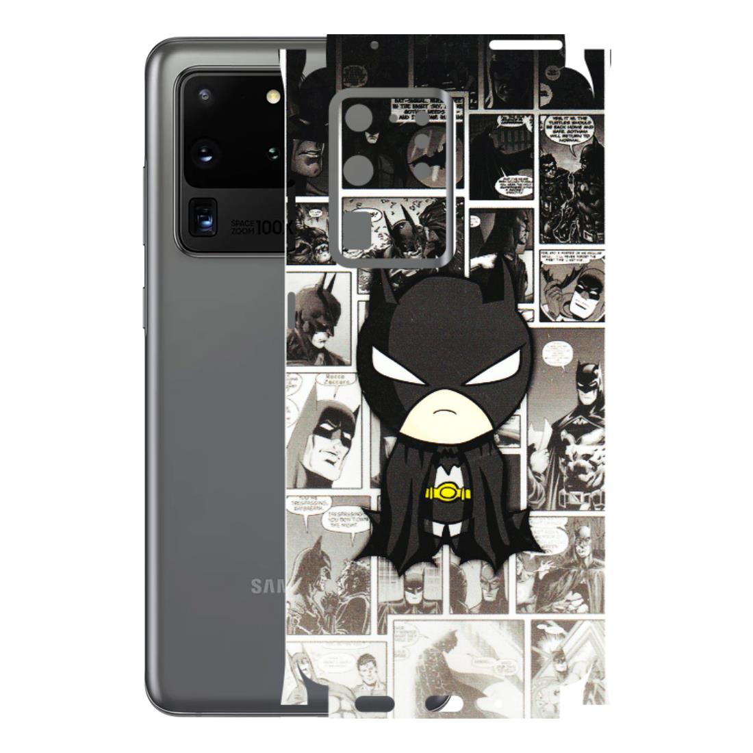 Samsung A/S Series Phone Skins (All Models) - Toon Batman - 3D Embossed Finish (L-182) Samsung Galaxy S20 Ultra