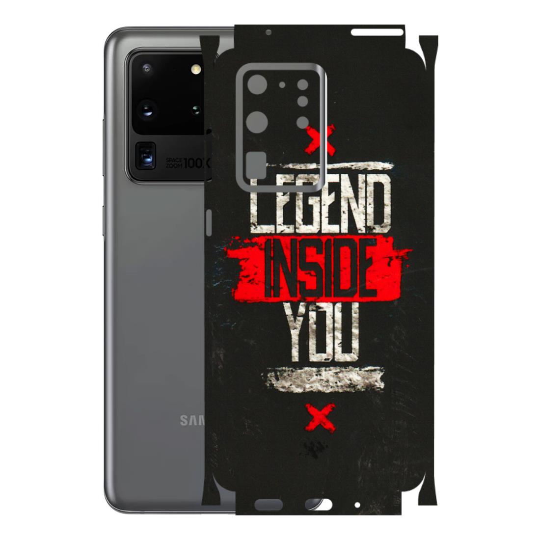 Samsung A/S Series Phone Skins (All Models) - Legend Inside You - 3D Embossed Finish (L-186) Samsung Galaxy S20 Ultra