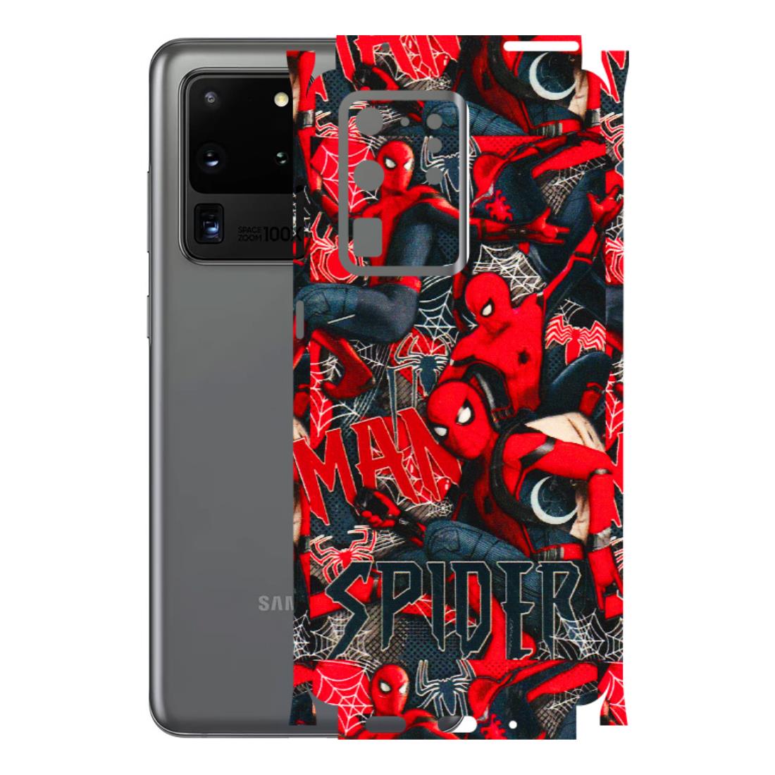 Samsung A/S Series Phone Skins (All Models) - SpiderMan Cool - 3D Embossed Finish (L-188) Samsung Galaxy S20 Ultra