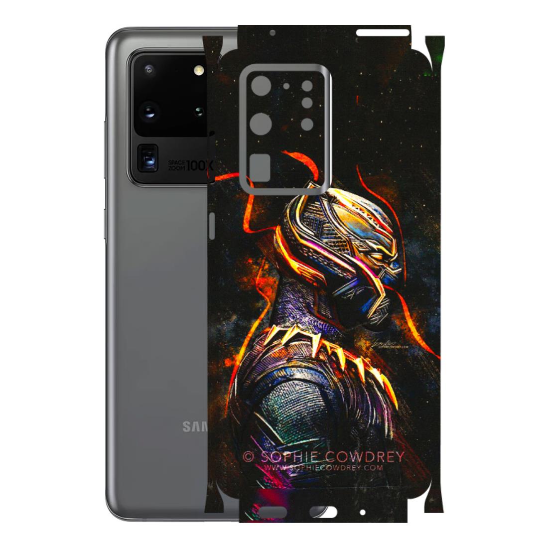 Samsung A/S Series Phone Skins (All Models) - Black Panther - 3D Embossed Finish (L-190) Samsung Galaxy S20 Ultra
