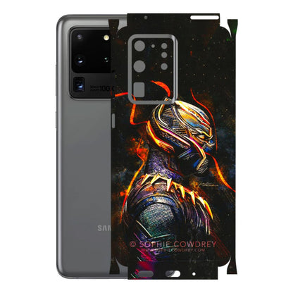 Samsung A/S Series Phone Skins (All Models) - Black Panther - 3D Embossed Finish (L-190) Samsung Galaxy S20 Ultra