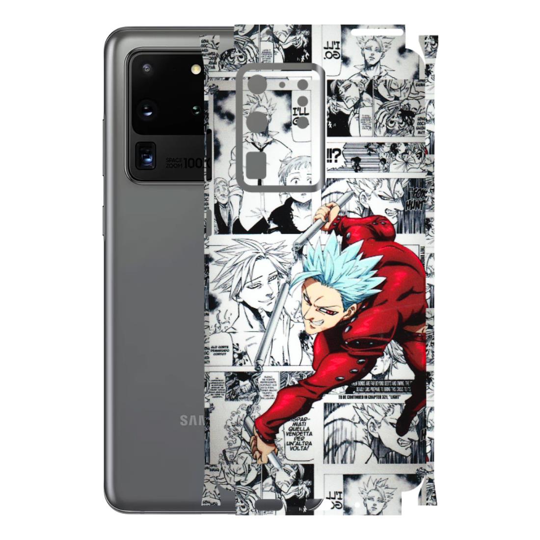 Samsung A/S Series Phone Skins (All Models) - Anime Comic - 3D Embossed Finish (L-192) Samsung Galaxy S20 Ultra