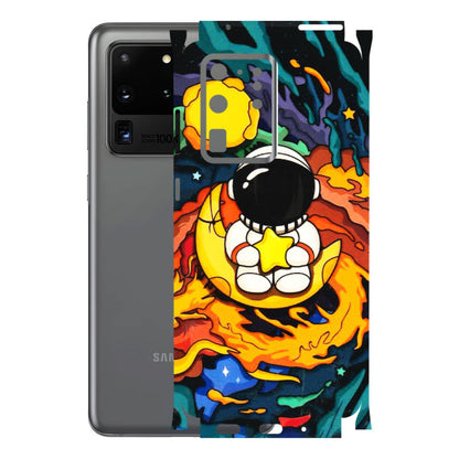 Samsung A/S Series Phone Skins (All Models) - Baby Astronaut - 3D Embossed Finish (L-197) Samsung Galaxy S20 Ultra