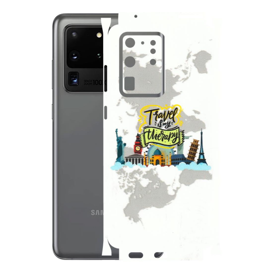Samsung A/S Series Phone Skins (All Models) - Travel Therapy - 3D Embossed Finish (L-199) Samsung Galaxy S20 Ultra