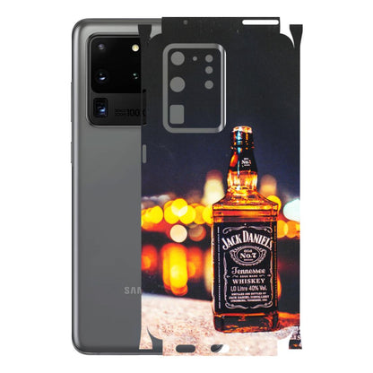 Samsung A/S Series Phone Skins (All Models) - JD Whiskey Bottle - 3D Embossed Finish (L-20) Samsung Galaxy S20 Ultra