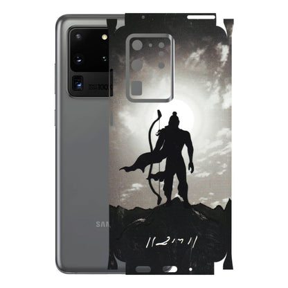 Samsung A/S Series Phone Skins (All Models) - Jai Siya Ram - 3D Embossed Finish (L-200) Samsung Galaxy S20 Ultra