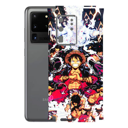 Samsung A/S Series Phone Skins (All Models) - Luffy Anime Character - 3D Embossed Finish (L-203) Samsung Galaxy S20 Ultra