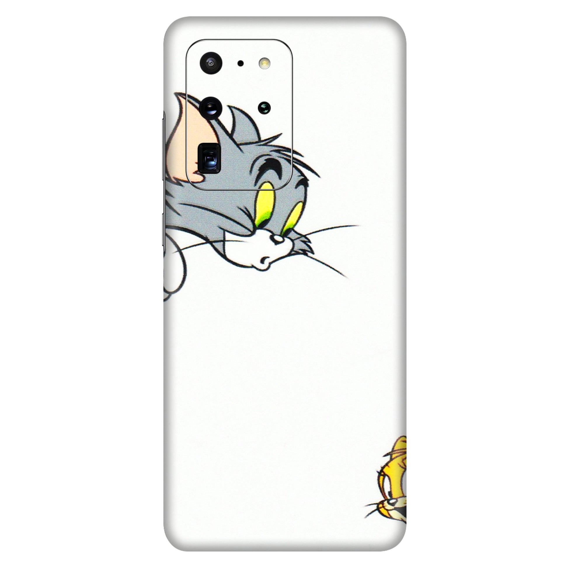 Samsung A/S Series Phone Skins (All Models) - Cute Tom And Jerry - 3D Embossed Finish (L-220) Samsung Galaxy S20 Ultra