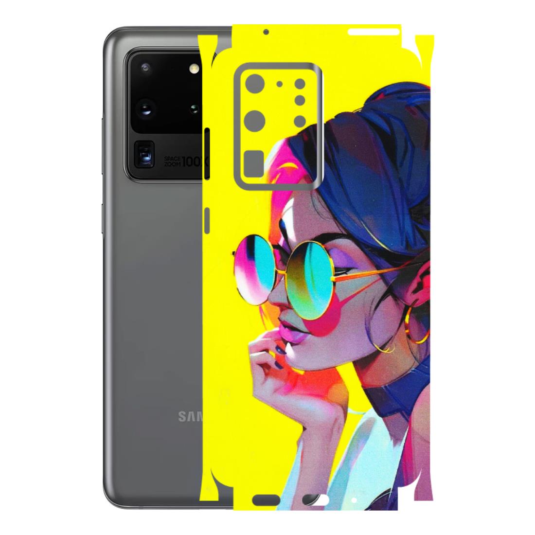 Samsung A/S Series Phone Skins (All Models) - Bold Stylish Girl - 3D Embossed Finish (L-222) Samsung Galaxy S20 Ultra