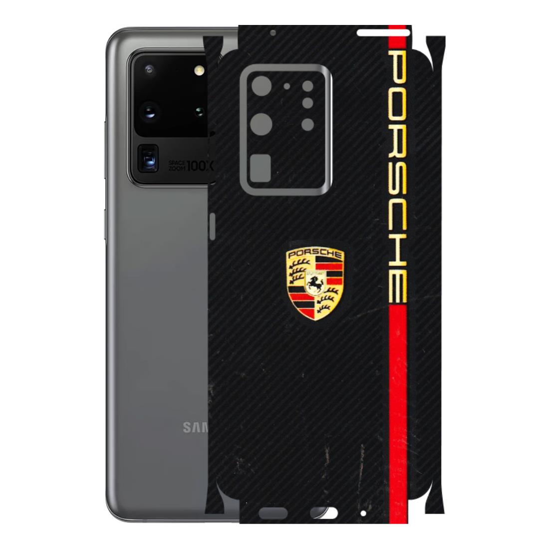 Samsung A/S Series Phone Skins (All Models) - Premium Porsche - 3D Embossed Finish (L-225) Samsung Galaxy S20 Ultra