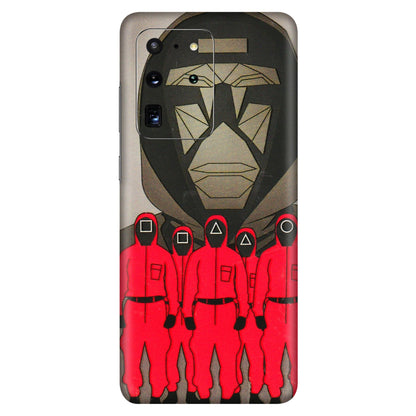 Samsung A/S Series Phone Skins (All Models) - Squid Game Hero - 3D Embossed Finish (L-245) Samsung Galaxy S20 Ultra