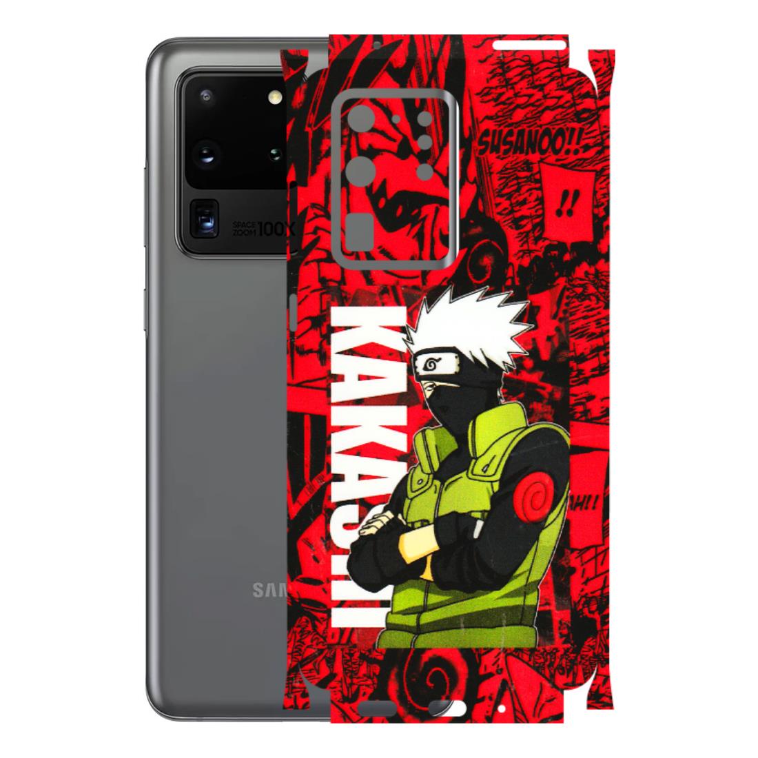 Samsung A/S Series Phone Skins (All Models) - Kakashi Red Anime - 3D Embossed Finish (L-251) Samsung Galaxy S20 Ultra