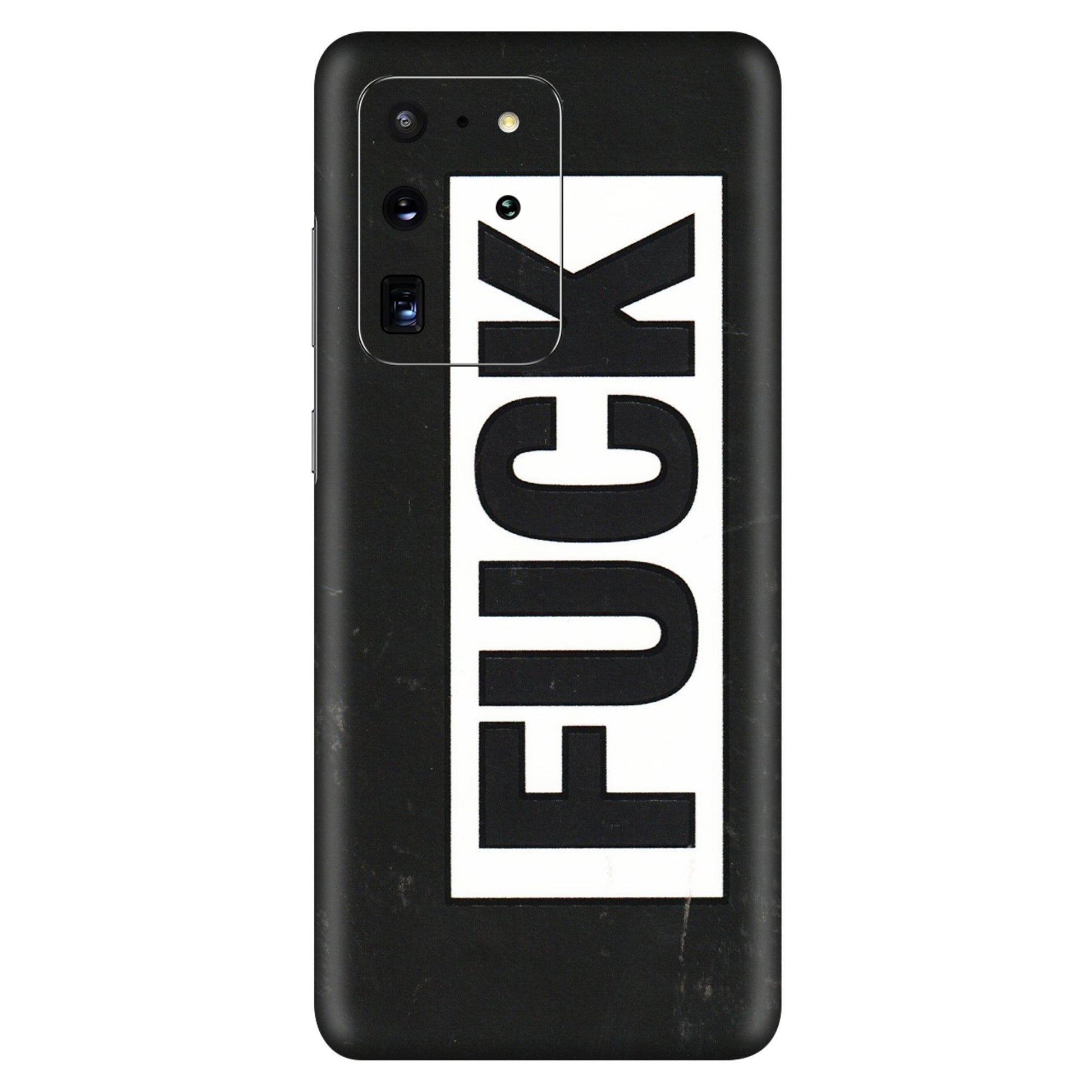 Samsung A/S Series Phone Skins (All Models) - The F Word - 3D Embossed Finish (L-255) Samsung Galaxy S20 Ultra