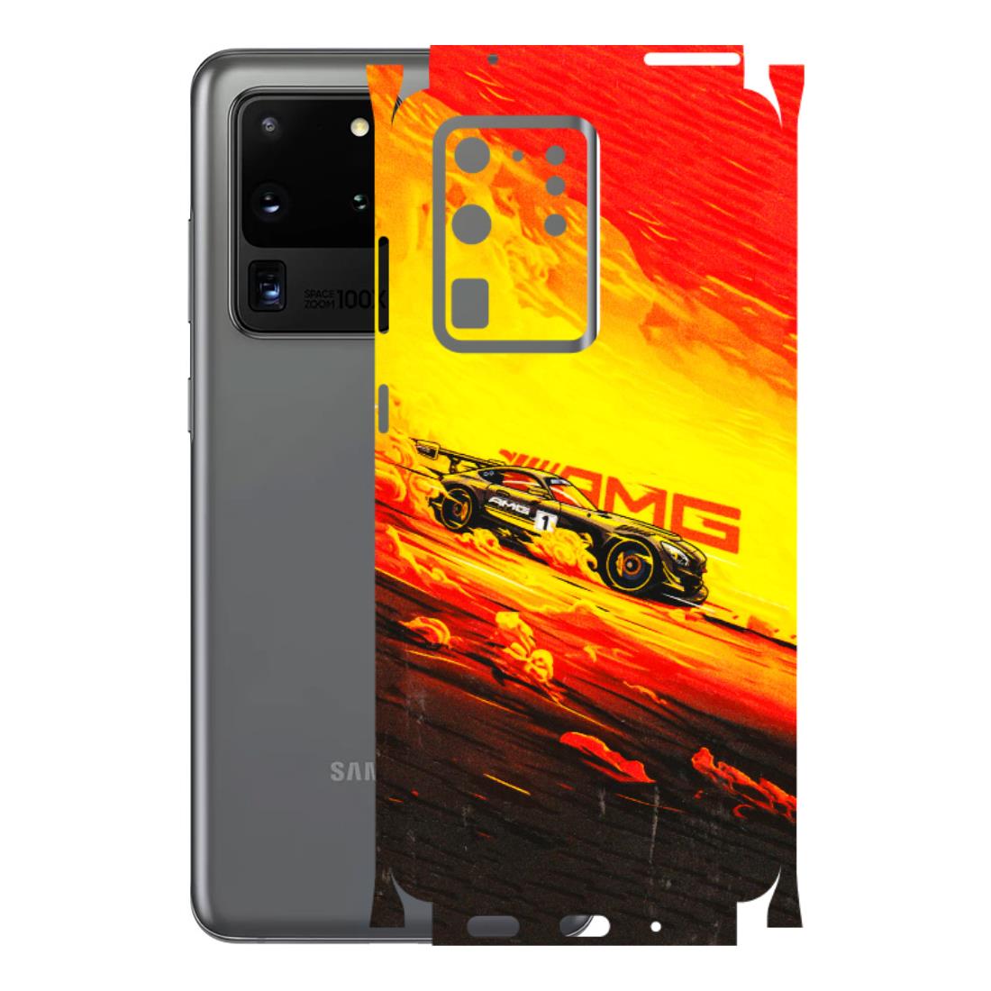 Samsung A/S Series Phone Skins (All Models) - AMG Car Speed Cover - 3D Embossed Finish (L-256) Samsung Galaxy S20 Ultra