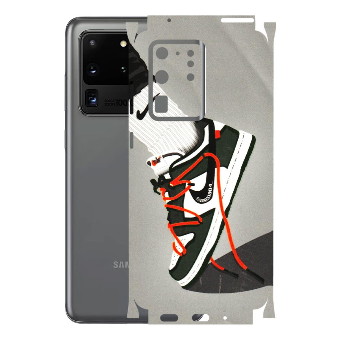 Samsung A/S Series Phone Skins (All Models) - New Grey Sneaker - 3D Embossed Finish (L-261) Samsung Galaxy S20 Ultra