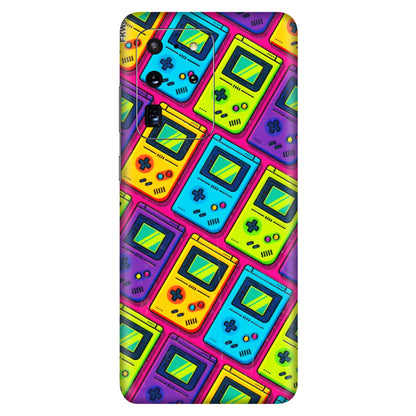 Samsung A/S Series Phone Skins (All Models) - Gameboy Colourful - 3D Embossed Finish (L-266) Samsung Galaxy S20 Ultra