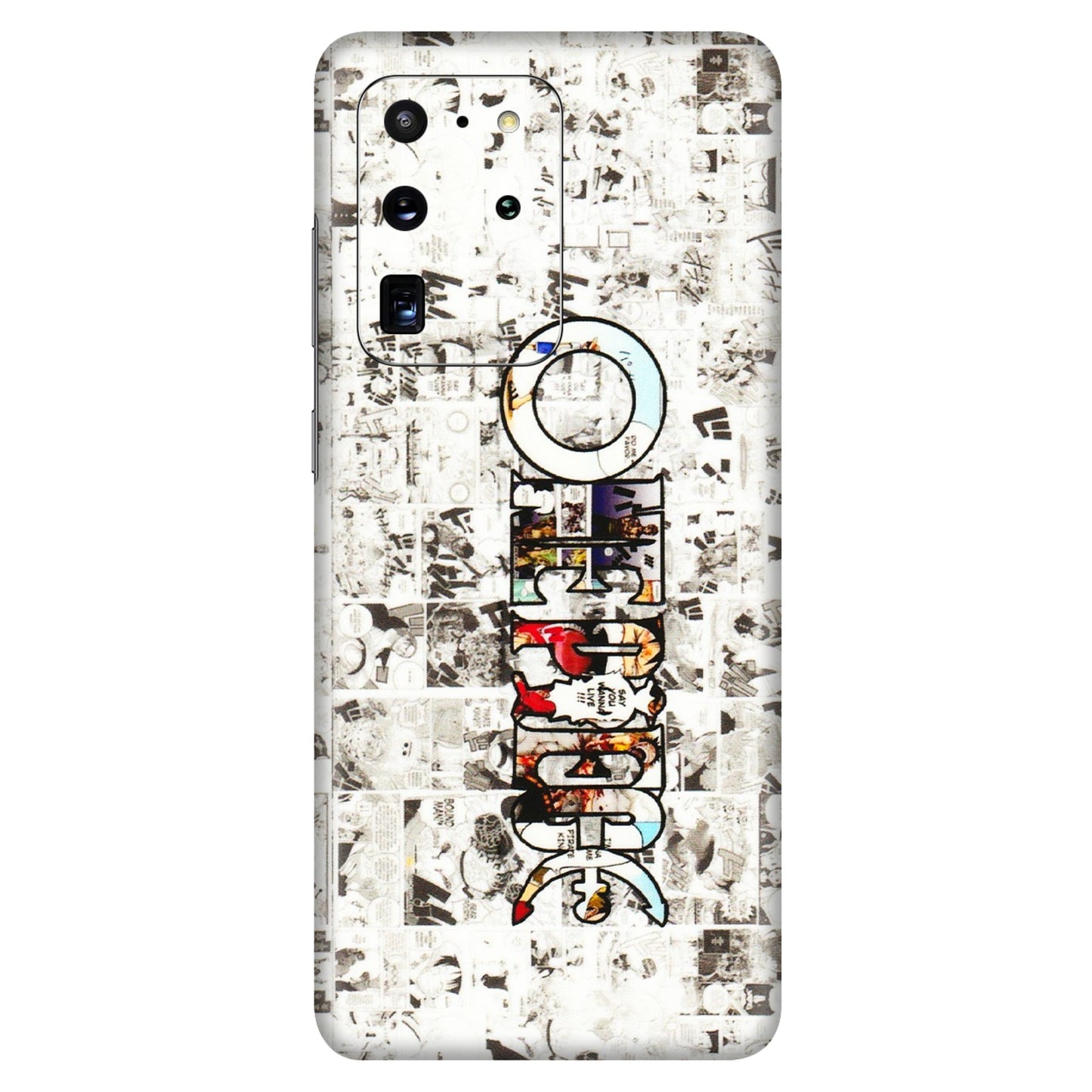 Samsung A/S Series Phone Skins (All Models) - One Piece Manga - 3D Embossed Finish (L-26) Samsung Galaxy S20 Ultra
