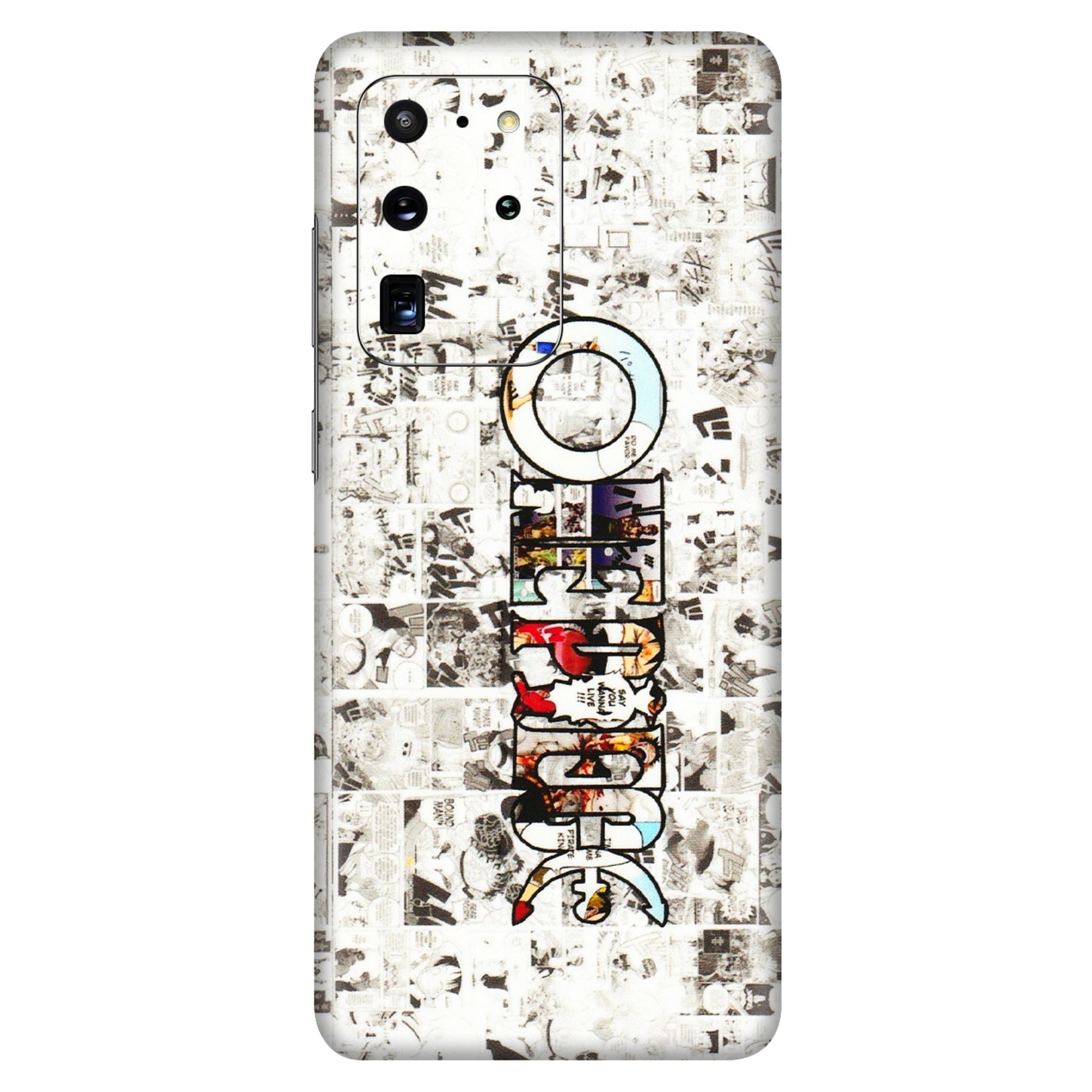 Samsung A/S Series Phone Skins (All Models) - One Piece Manga - 3D Embossed Finish (L-26) Samsung Galaxy S20 Ultra