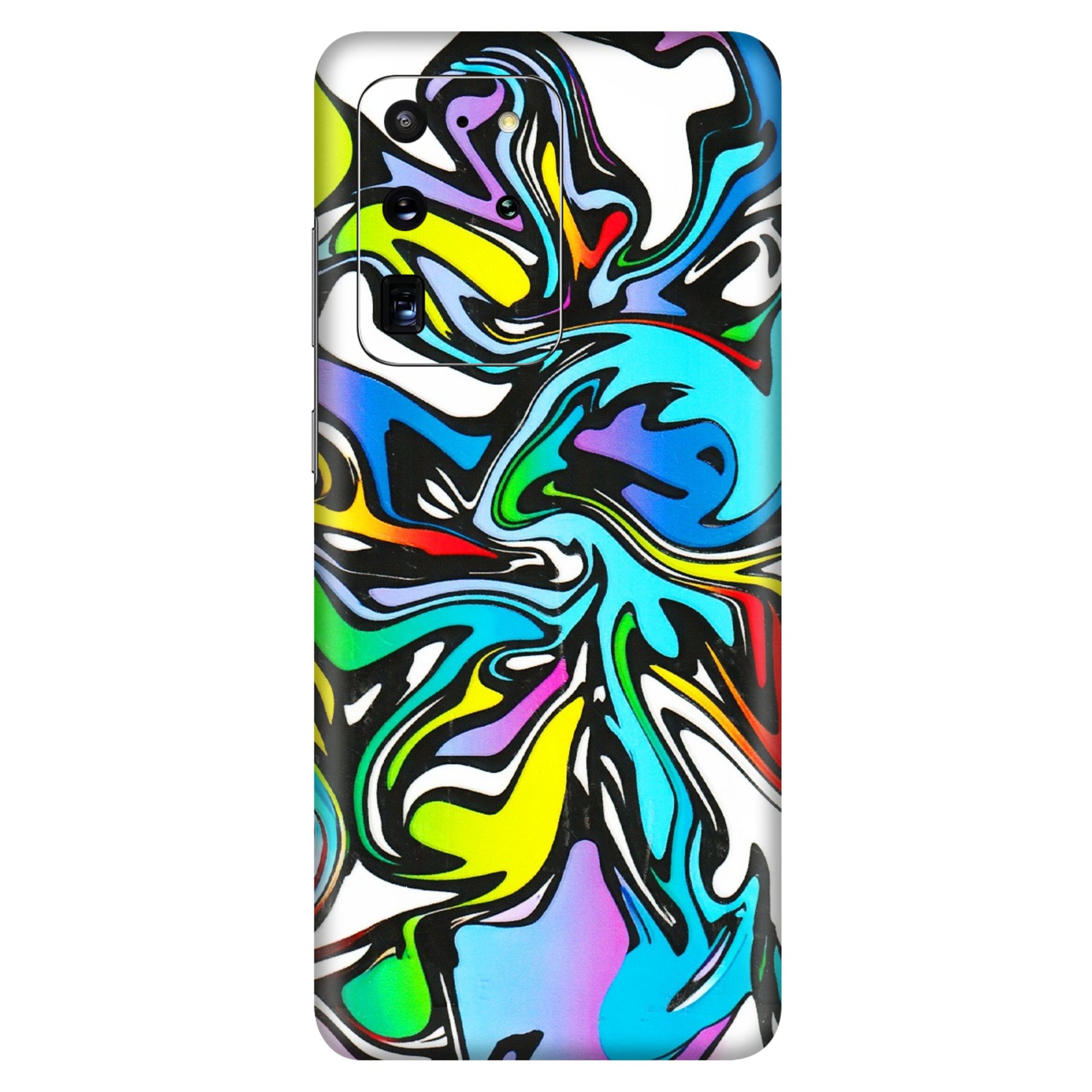Samsung A/S Series Phone Skins (All Models) - Abstract Colour Paints - 3D Embossed Finish (L-271) Samsung Galaxy S20 Ultra