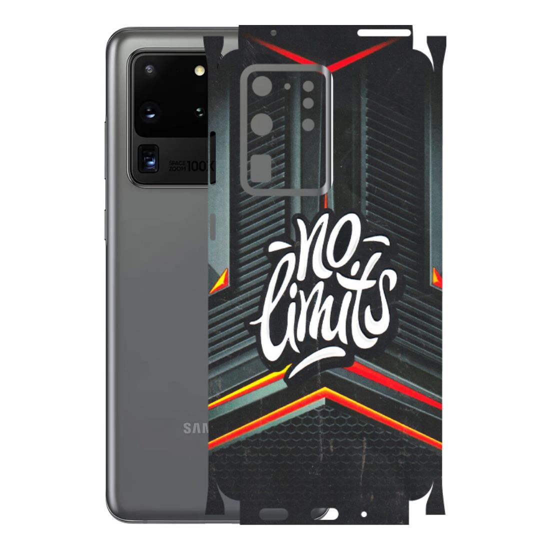 Samsung A/S Series Phone Skins (All Models) - No Limits - 3D Embossed Finish (L-286) Samsung Galaxy S20 Ultra