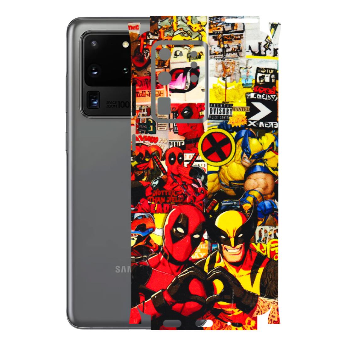 Samsung A/S Series Phone Skins (All Models) - Spidy Wolverine - 3D Embossed Finish (L-310) Samsung Galaxy S20 Ultra
