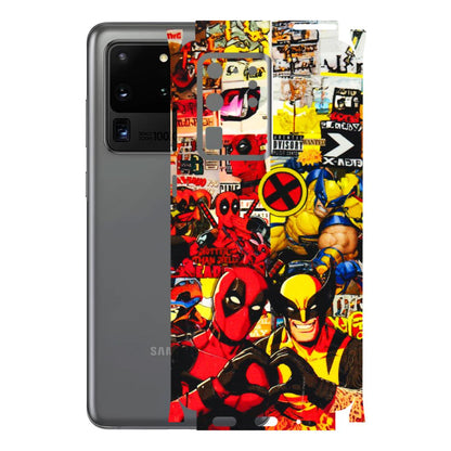 Samsung A/S Series Phone Skins (All Models) - Spidy Wolverine - 3D Embossed Finish (L-310) Samsung Galaxy S20 Ultra