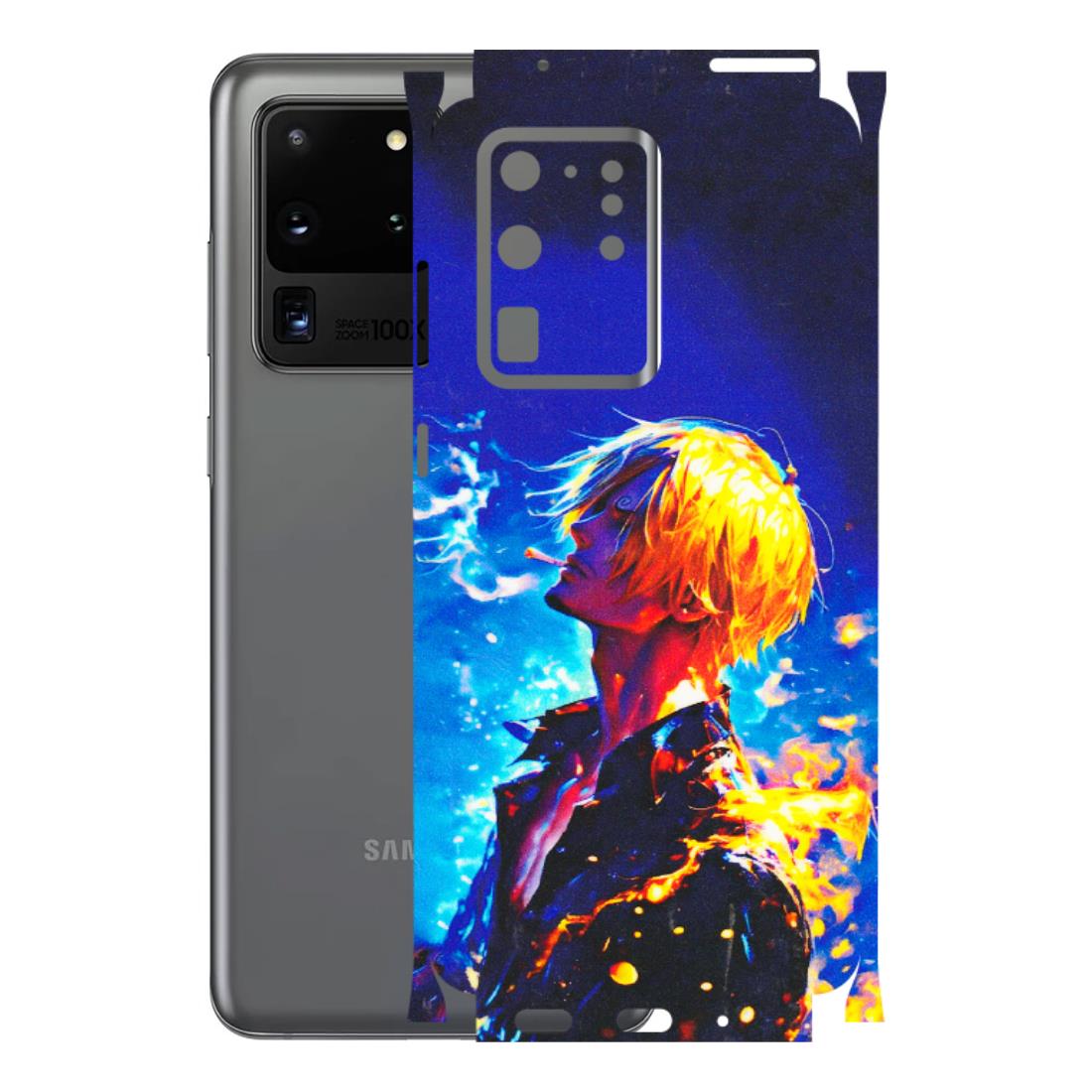 Samsung A/S Series Phone Skins (All Models) - Sanji Vinsmoke One Piece - 3D Embossed Finish (L-319) Samsung Galaxy S20 Ultra