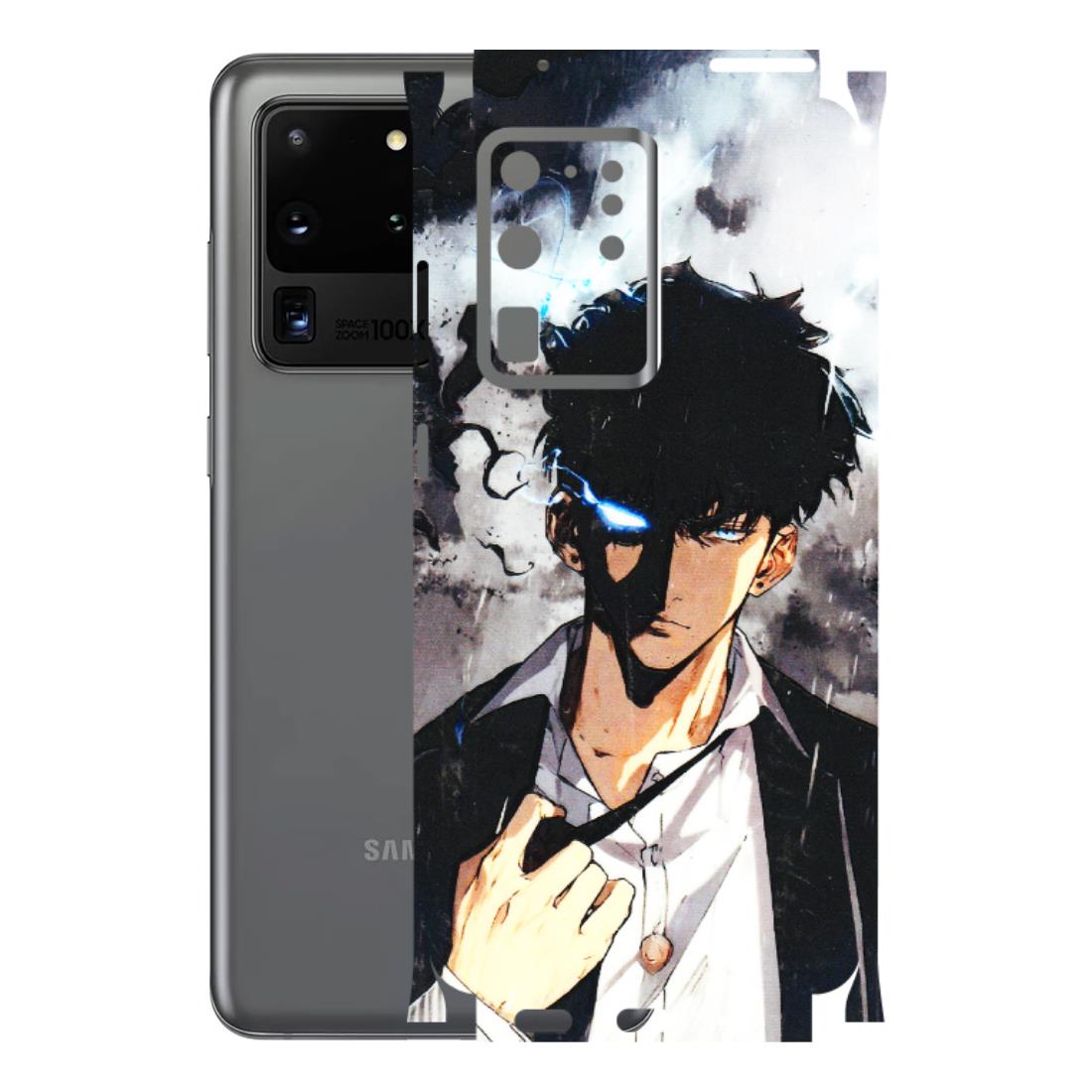 Samsung A/S Series Phone Skins (All Models) - Sung Jinwoo Manhwa Anime - 3D Embossed Finish (L-328) Samsung Galaxy S20 Ultra