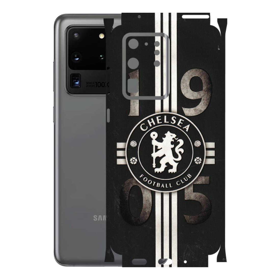 Samsung A/S Series Phone Skins (All Models) - Chelsea Fan Club - 3D Embossed Finish (L-36) Samsung Galaxy S20 Ultra