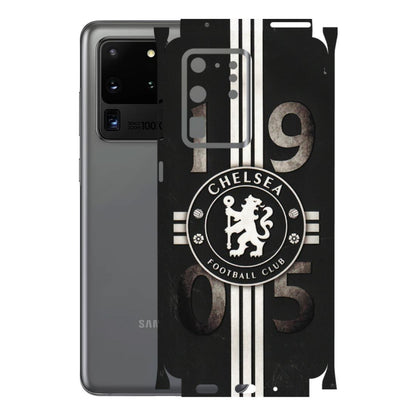 Samsung A/S Series Phone Skins (All Models) - Chelsea Fan Club - 3D Embossed Finish (L-36) Samsung Galaxy S20 Ultra