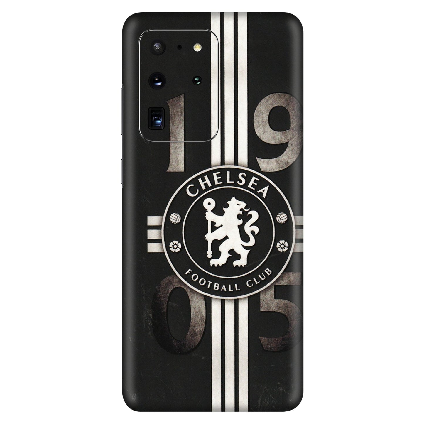 Samsung A/S Series Phone Skins (All Models) - Chelsea Fan Club - 3D Embossed Finish (L-36) Samsung Galaxy S20 Ultra