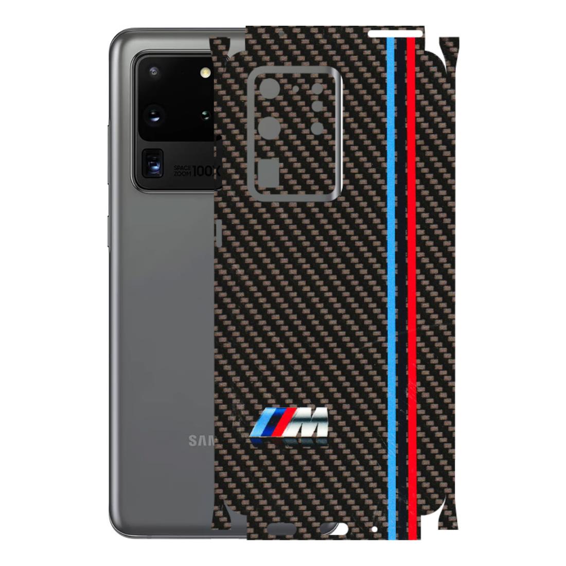 Samsung A/S Series Phone Skins (All Models) - BM Carbon Fiber Feels - 3D Embossed Finish (L-38) Samsung Galaxy S20 Ultra