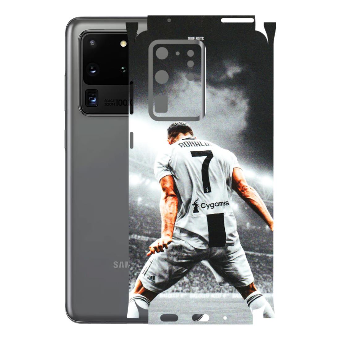 Samsung A/S Series Phone Skins (All Models) - Ronaldo CR7 Crazy - 3D Embossed Finish (L-44) Samsung Galaxy S20 Ultra