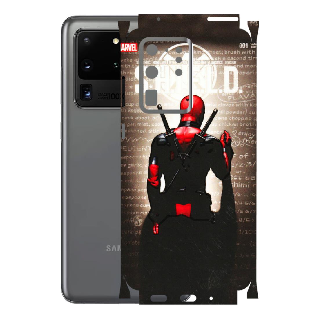 Samsung A/S Series Phone Skins (All Models) - Deadpool - 3D Embossed Finish (L-56) Samsung Galaxy S20 Ultra
