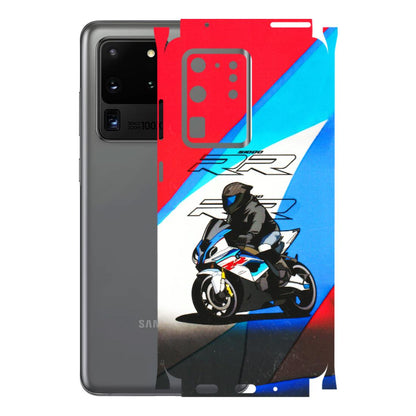 Samsung A/S Series Phone Skins (All Models) - Bikers Love - 3D Embossed Finish (L-58) Samsung Galaxy S20 Ultra