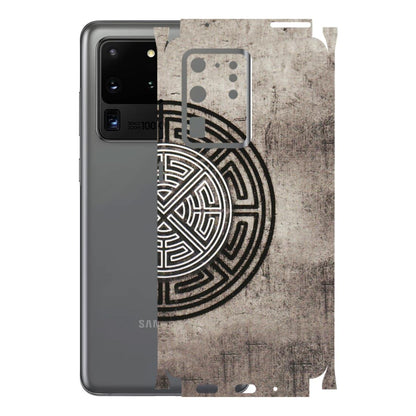 Samsung A/S Series Phone Skins (All Models) - Mysterious Circular Design - 3D Embossed Finish (L-63) Samsung Galaxy S20 Ultra