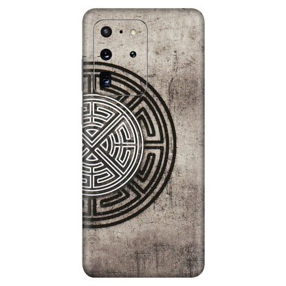 Samsung A/S Series Phone Skins (All Models) - Mysterious Circular Design - 3D Embossed Finish (L-63) Samsung Galaxy S20 Ultra