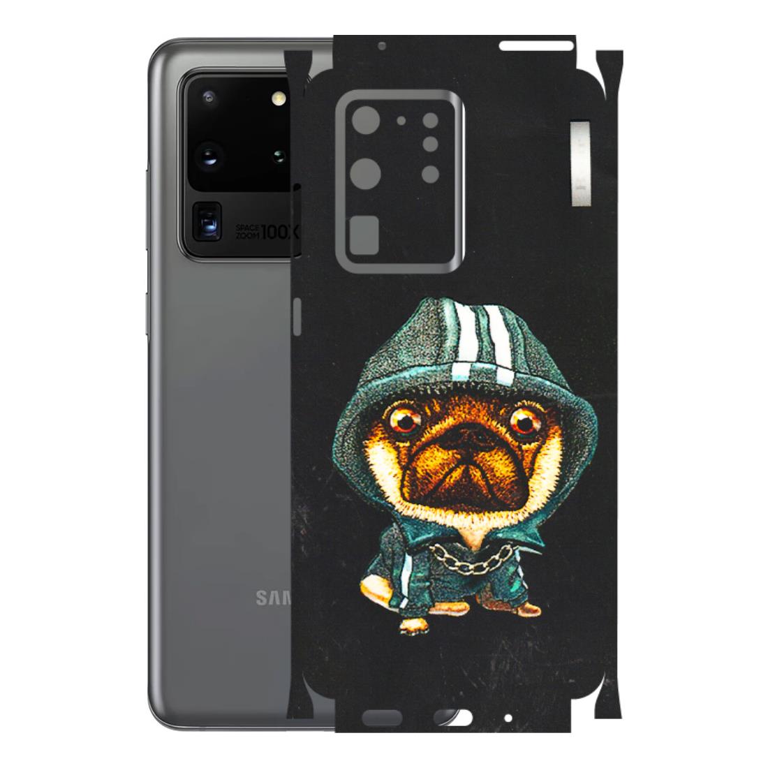 Samsung A/S Series Phone Skins (All Models) - Puppy N Hoodie - 3D Embossed Finish (L-90) Samsung Galaxy S20 Ultra
