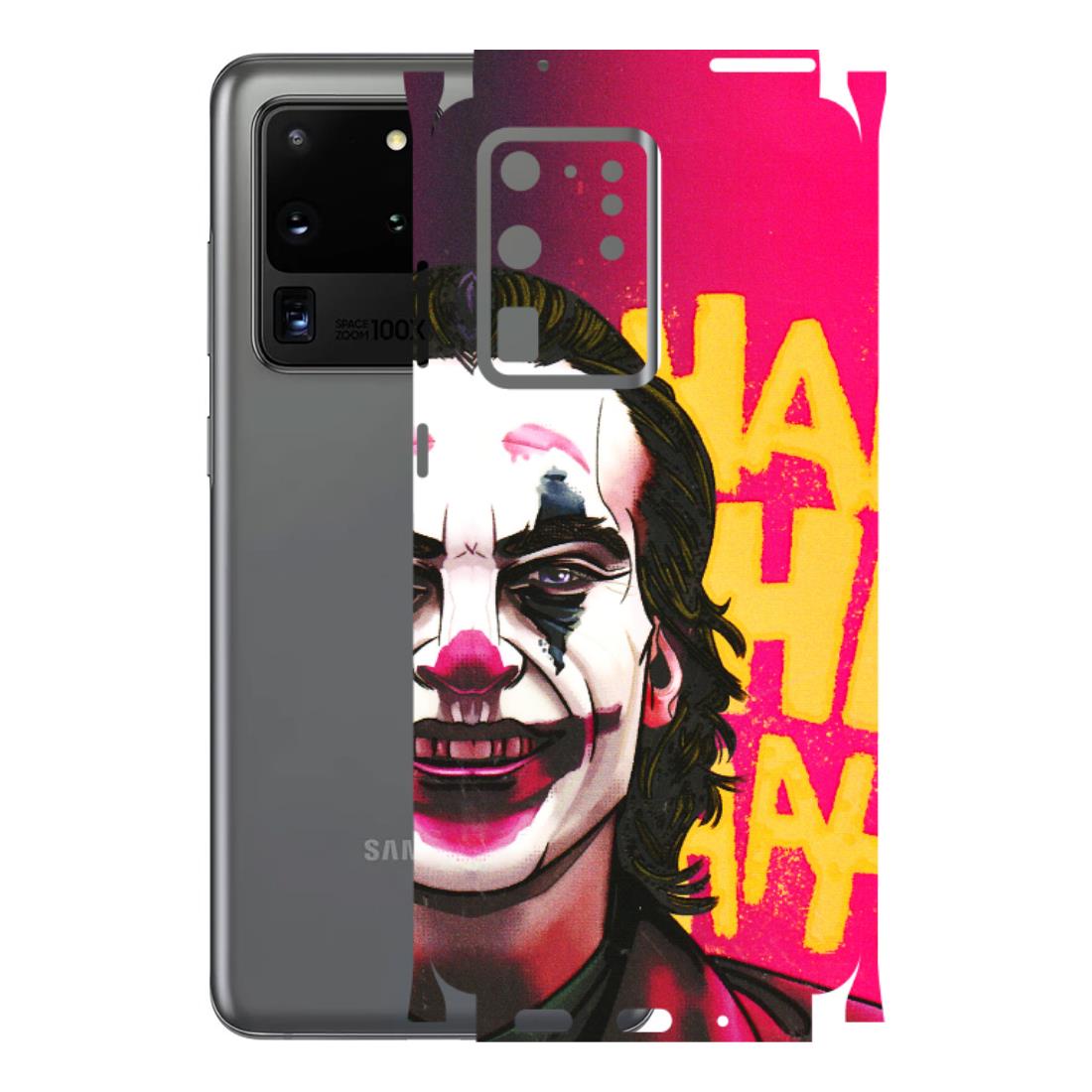 Samsung A/S Series Phone Skins (All Models) - Joker Evil Laugh - 3D Embossed Finish (L-97) Samsung Galaxy S20 Ultra