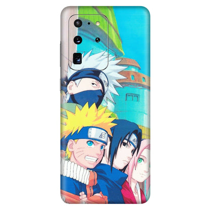 Samsung A/S Series Phone Skins (All Models) - Team Minato And Kakashi - Matte Finish (M-101) Samsung Galaxy S20 Ultra