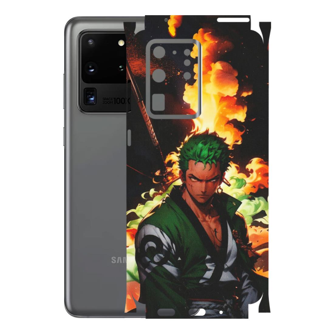 Samsung A/S Series Phone Skins (All Models) - Roronoa Zoro - Matte Finish (M-102) Samsung Galaxy S20 Ultra