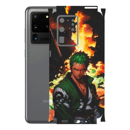 Samsung A/S Series Phone Skins (All Models) - Roronoa Zoro - Matte Finish (M-102) Samsung Galaxy S20 Ultra
