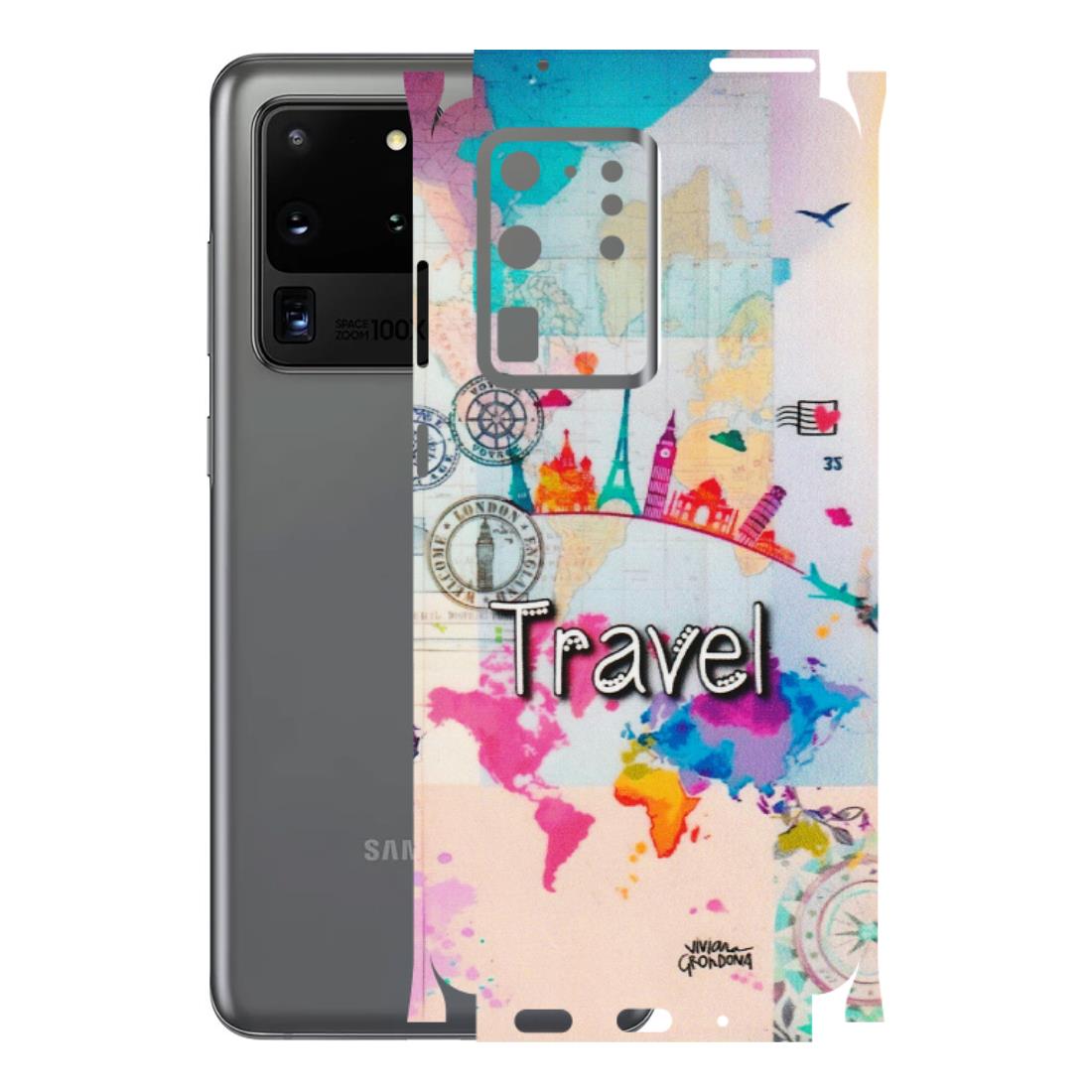 Samsung A/S Series Phone Skins (All Models) - Travel The Wonders - Matte Finish (M-108) Samsung Galaxy S20 Ultra